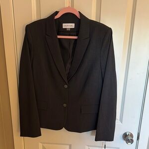 Calvin Klein Women's Charcoal Blazer